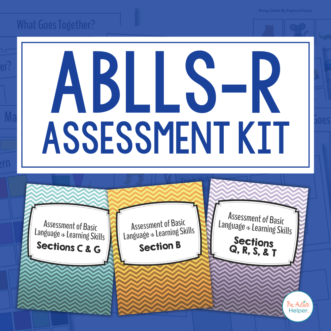 Ablls R Matching ABLLS-R Assessment Kit – The Autism Helper