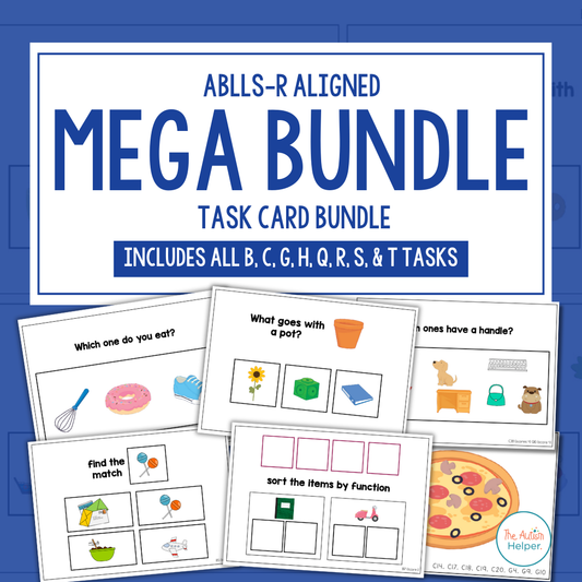 ABLLS-R Aligned Task Card MEGA BUNDLE