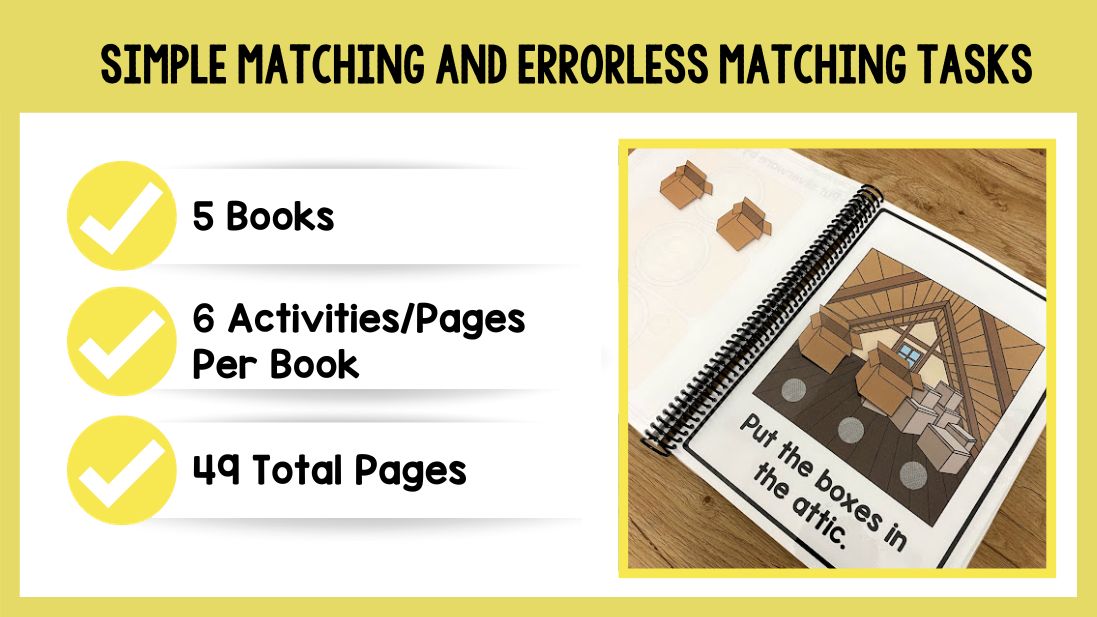 Easy Matching Weekly Workbooks - Life Skills Edition – The Autism Helper