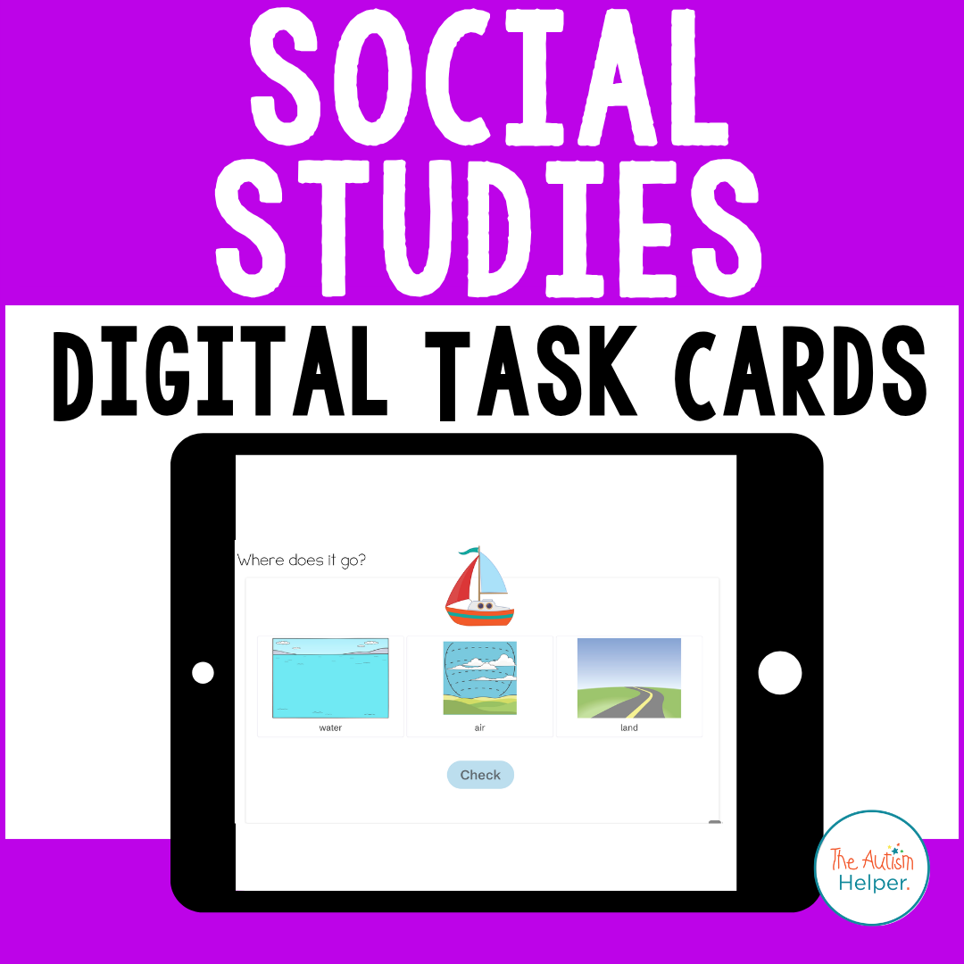 Social Studies Digital Task Cards