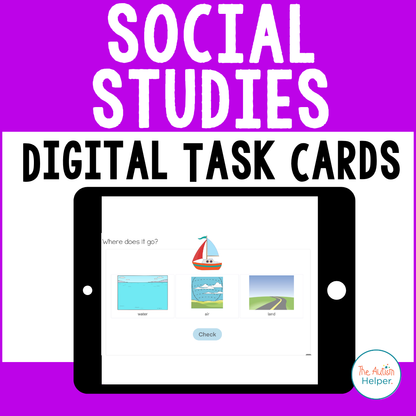 Social Studies Digital Task Cards