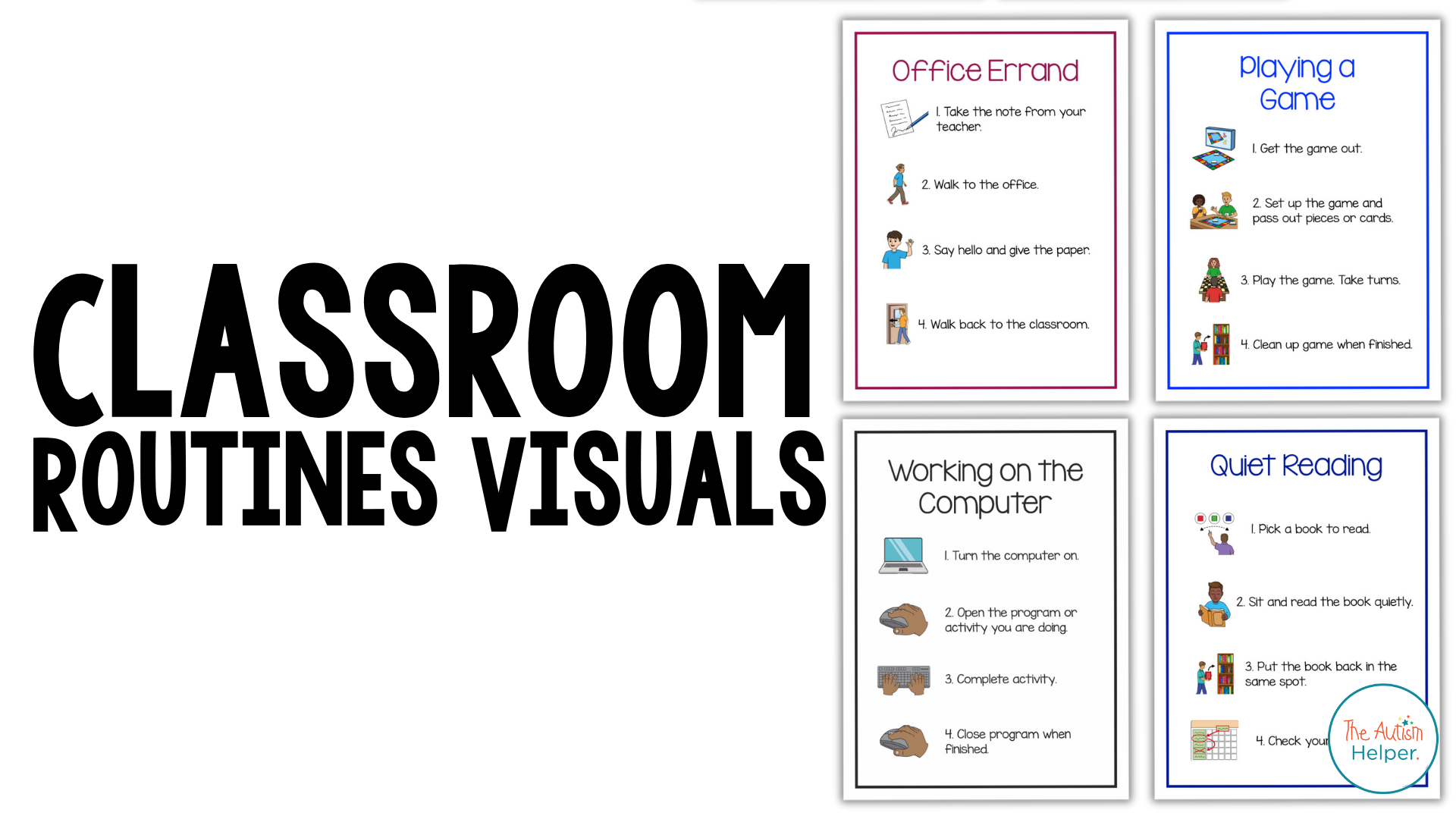 Classroom Routines Visuals – The Autism Helper