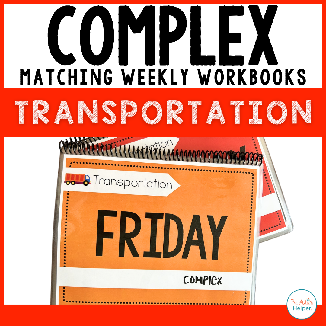 Complex Matching Weekly Workbooks - Transportation