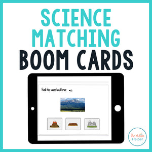 Science Matching Interactive Boom Cards