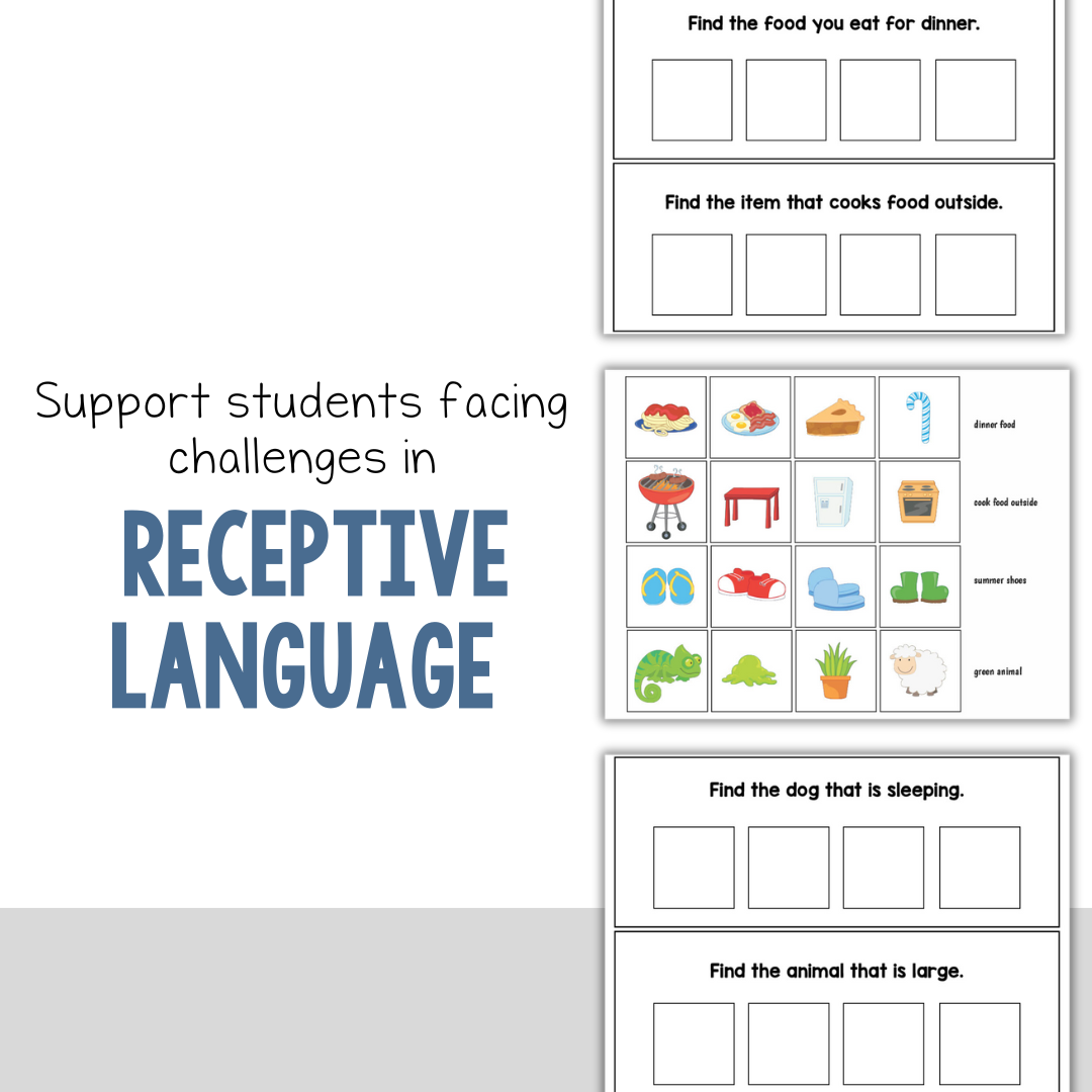 Interactive Receptive Language Tasks