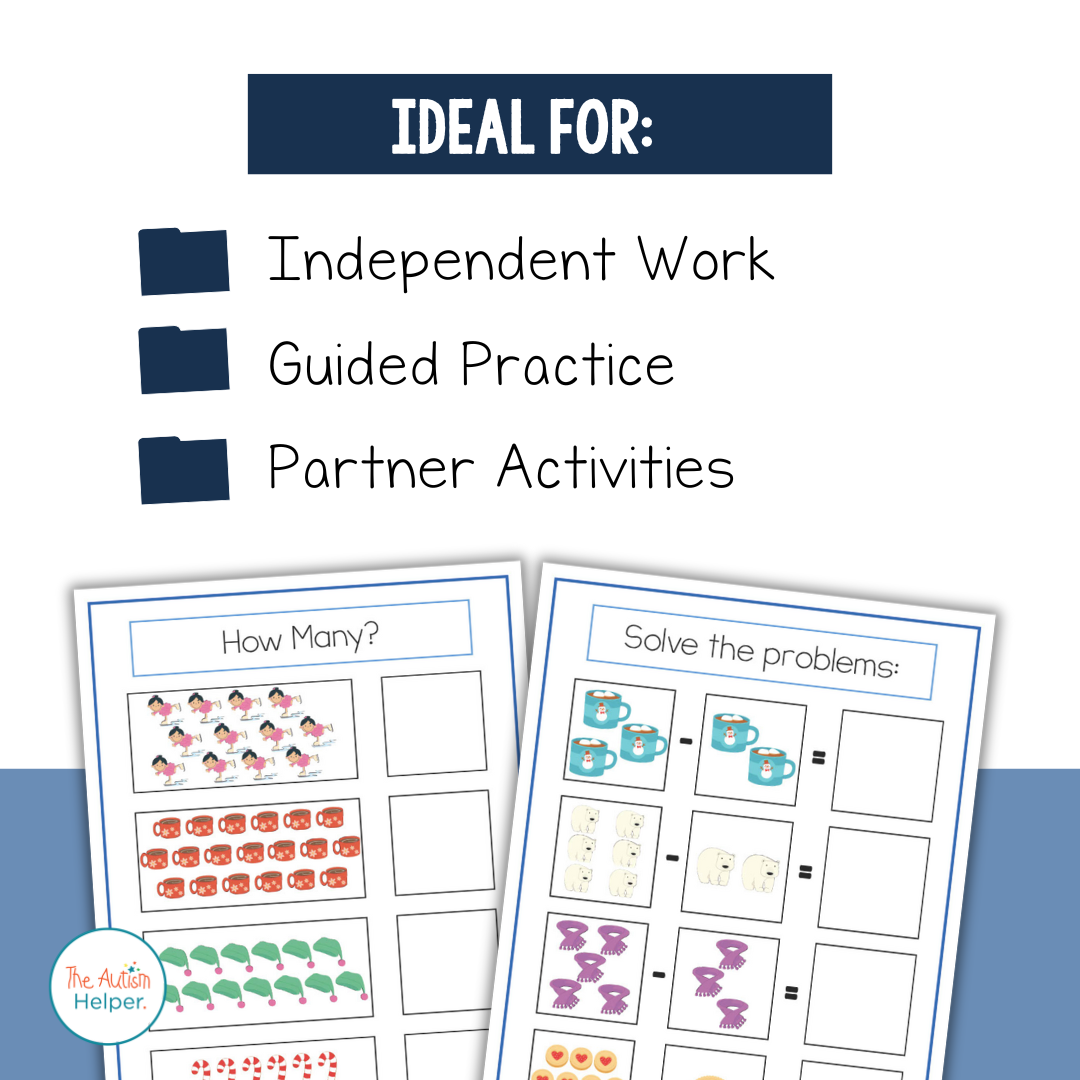 Winter File Folder Activities