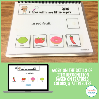 I Spy - Fruits and Veggies Adapted Book Series