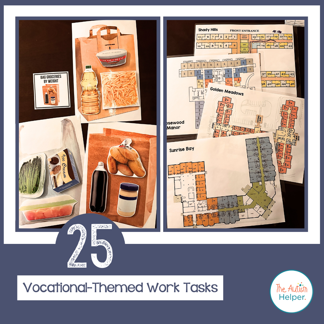 Vocational Skills Work Task Mega Pack – The Autism Helper