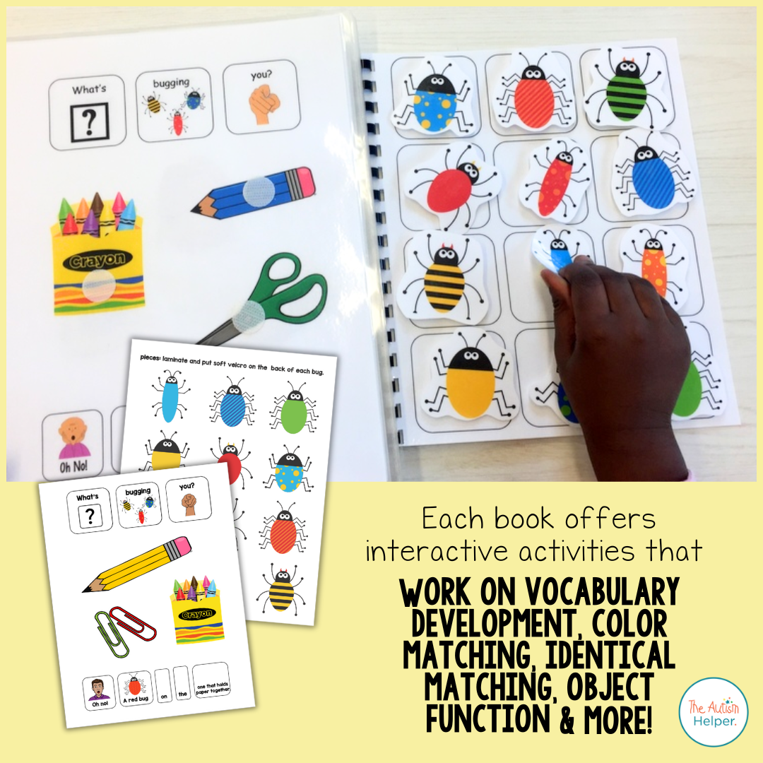 What's Bugging You? Adapted Book Series - School Supplies