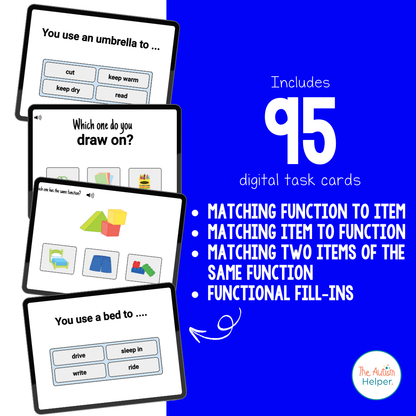 Object Function Interactive Boom Cards