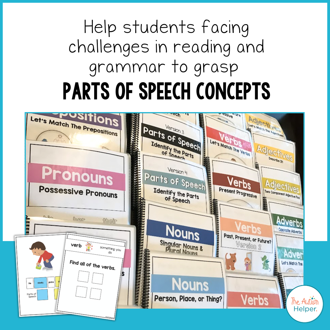 Parts of Speech BUNDLE Adapted Book Series