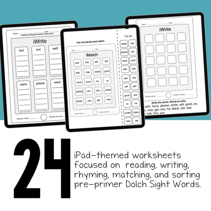 Primer Sight Word Activities