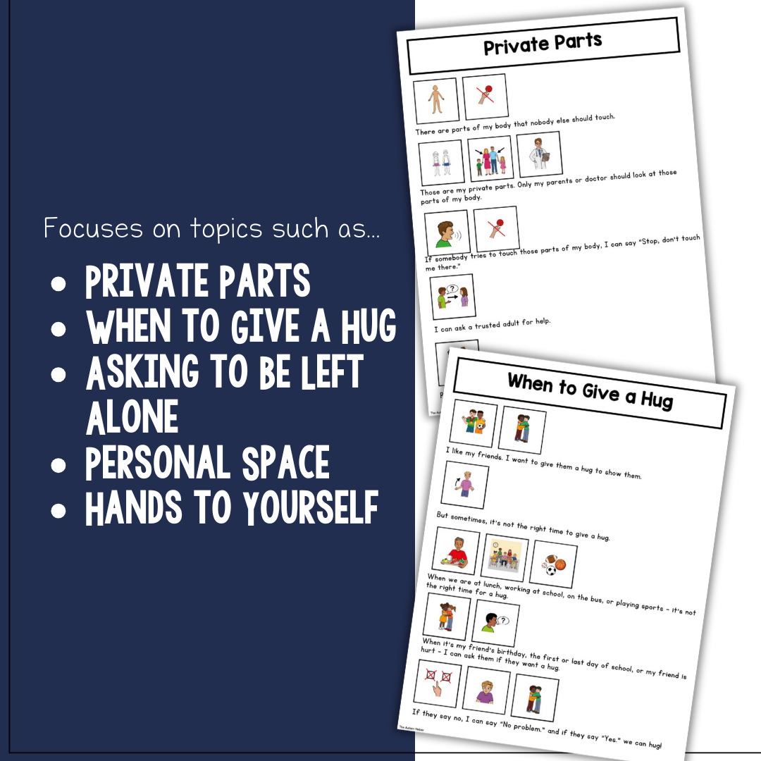 Visual Social Stories: Personal Space Set