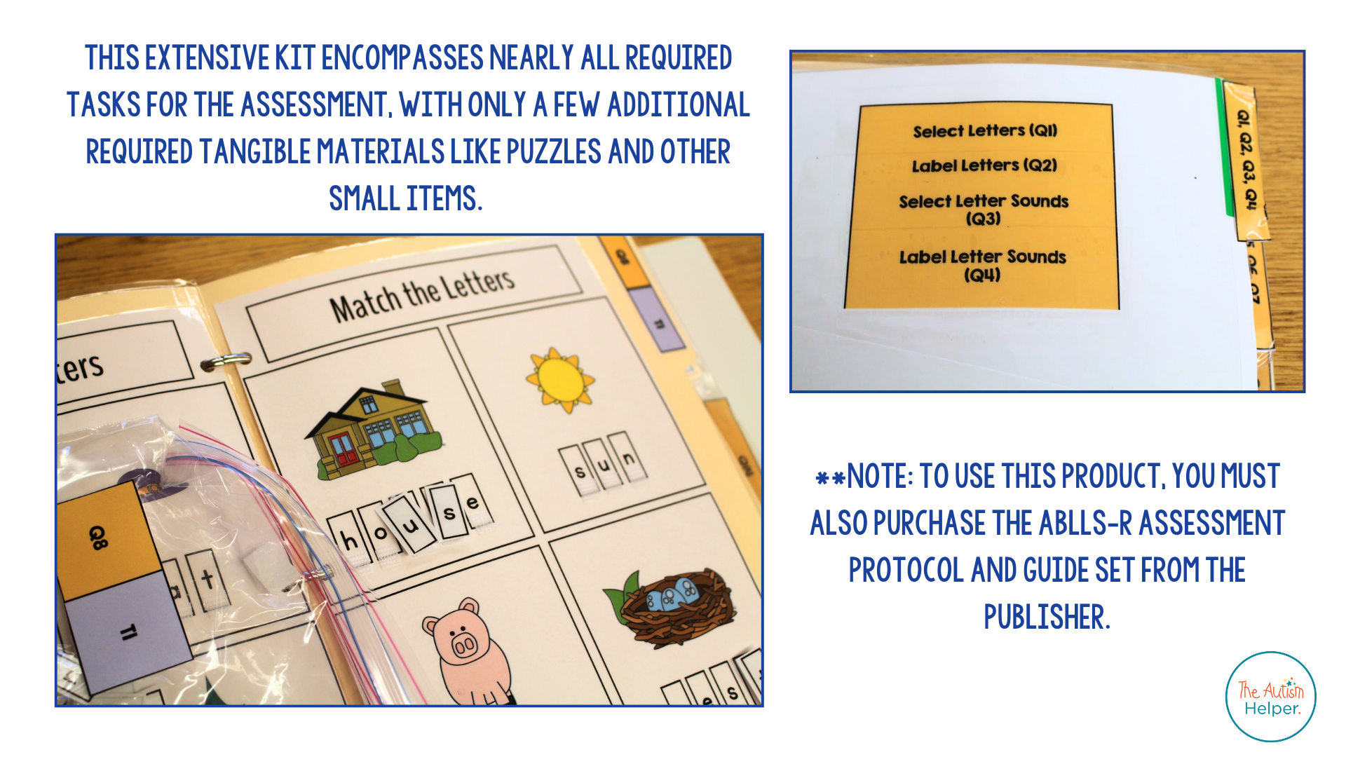 Ablls R Matching ABLLS-R Assessment Kit – The Autism Helper