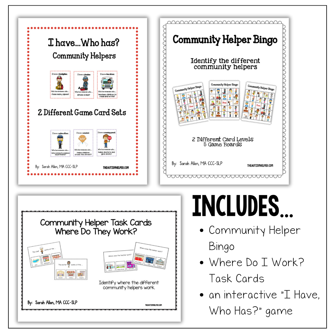 Community Helper Activity Pack