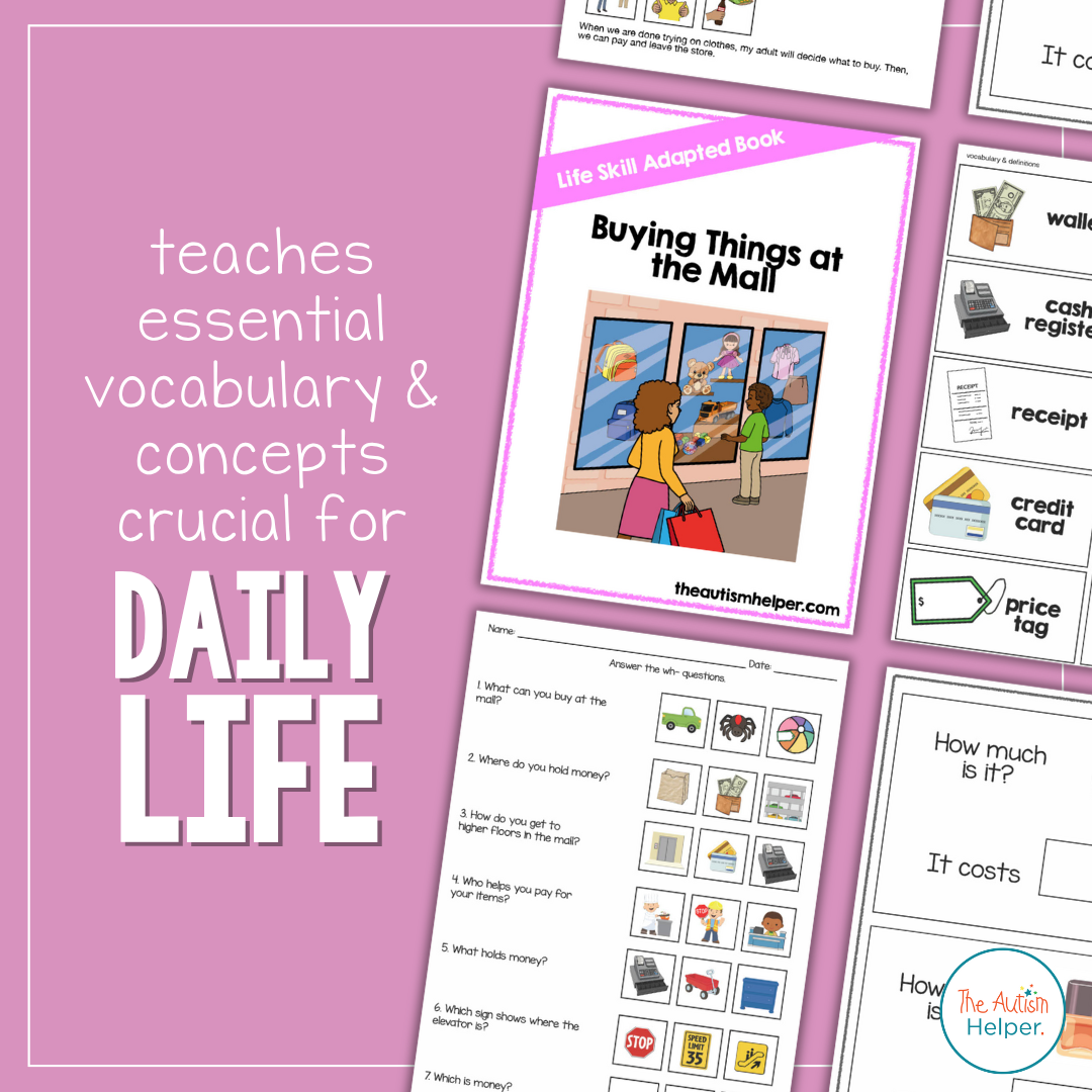 Shopping & Mall Themed Life Skills Unit