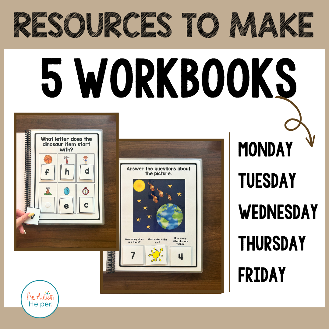 Complex Matching Weekly Workbooks - Dinosaurs