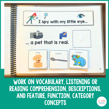 I Spy - Real & Make Believe Adapted Book