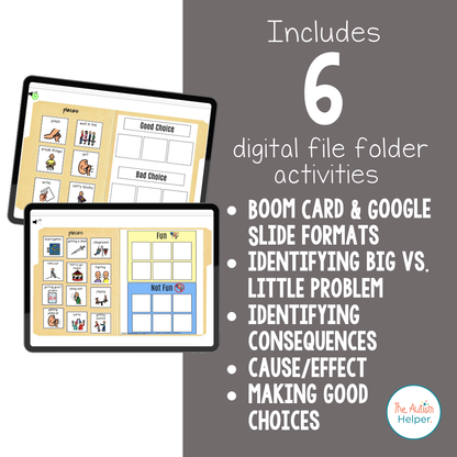 DIGITAL Behavior File Folder Activities