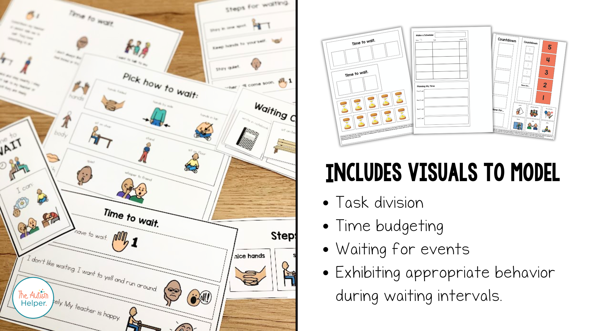 Time Management and Waiting Visuals – The Autism Helper