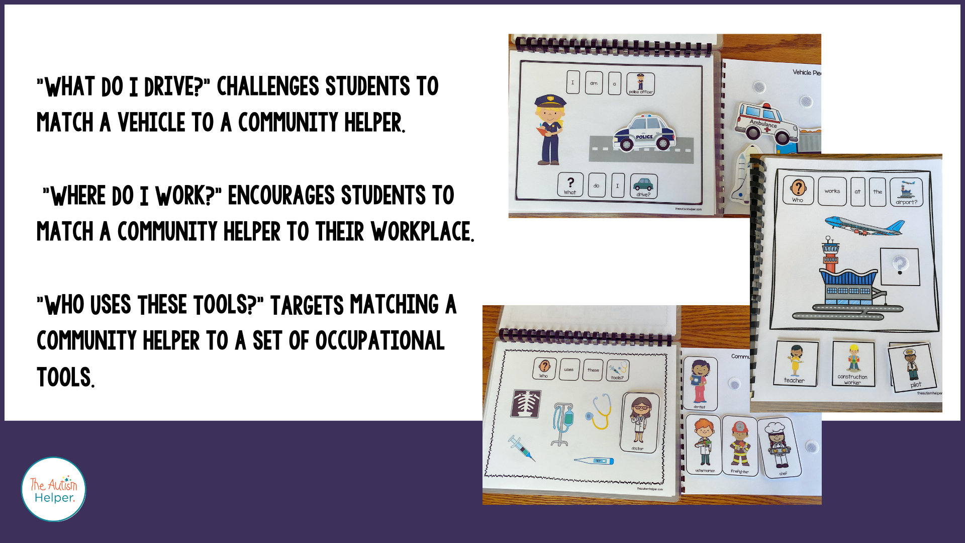 Community Helpers Adapted Book Series – The Autism Helper