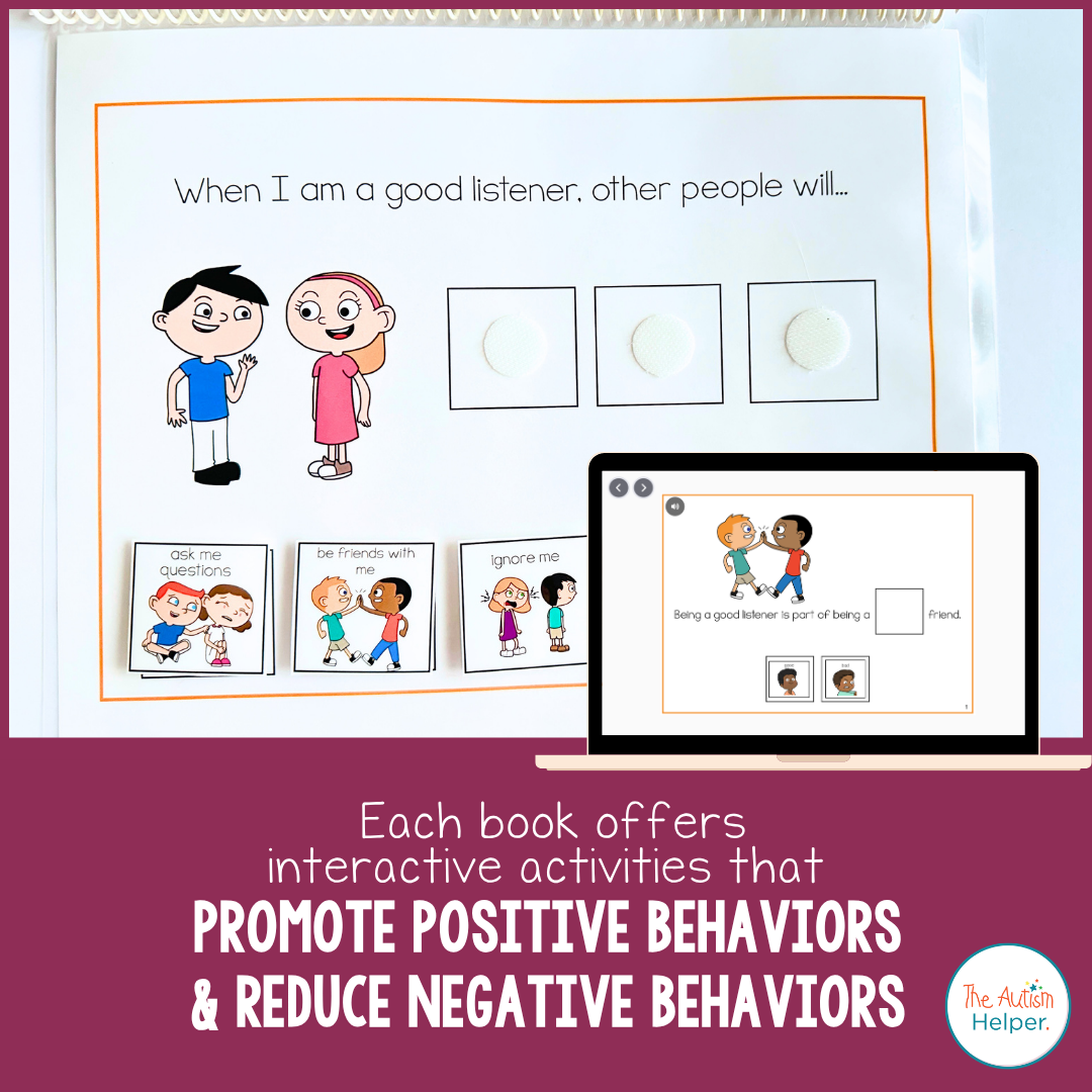 Communication Skills - Social Story Adapted Book Series