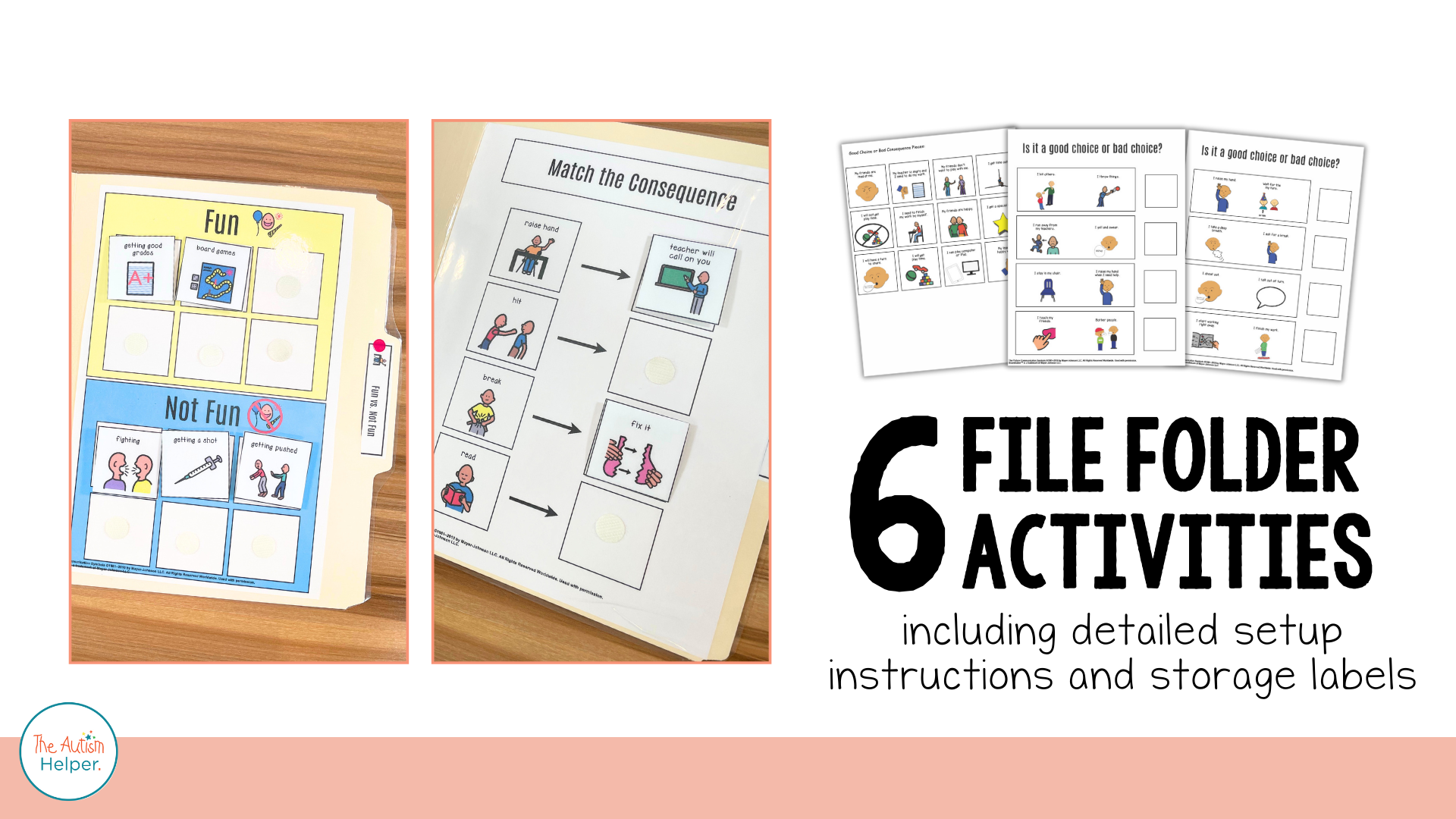 Behavior File Folder Activities – The Autism Helper