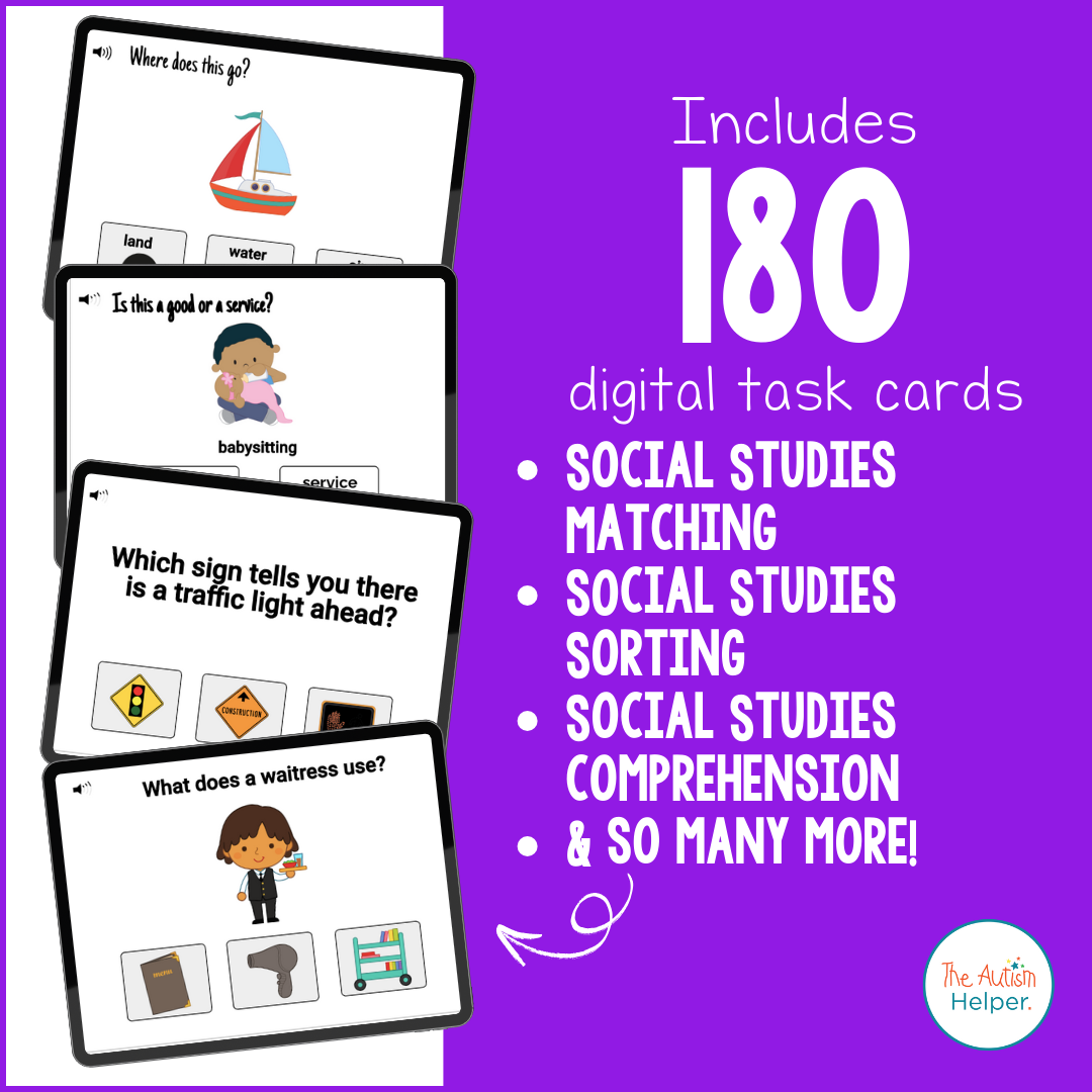 Social Studies Interactive Boom Cards Bundle