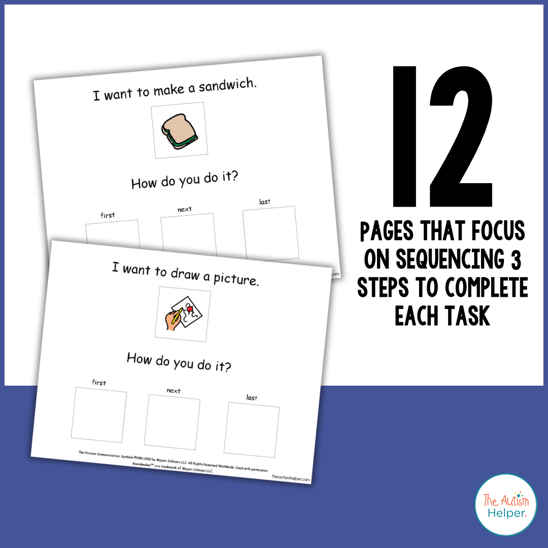 Life Skills Sequencing Adapted Book