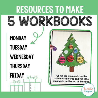 Intermediate Matching Weekly Workbooks - Christmas