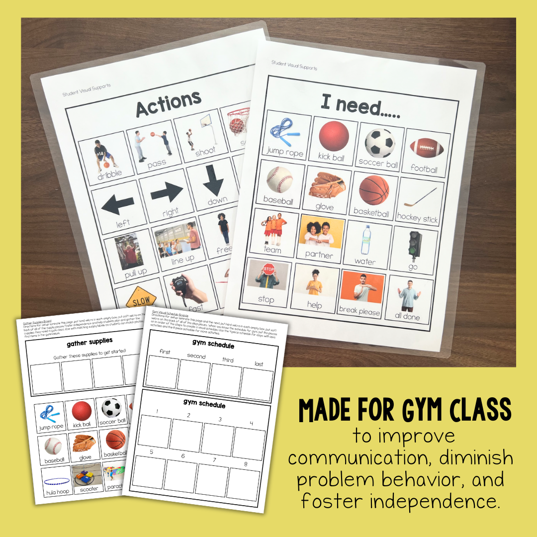 Visual Resources for Gym Class