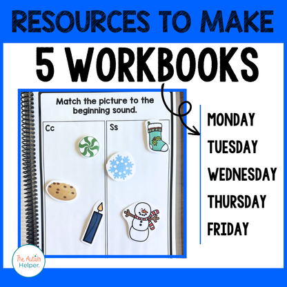 Complex Matching Weekly Workbooks - Winter