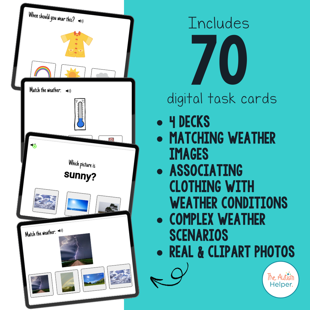 Weather Interactive Boom Cards