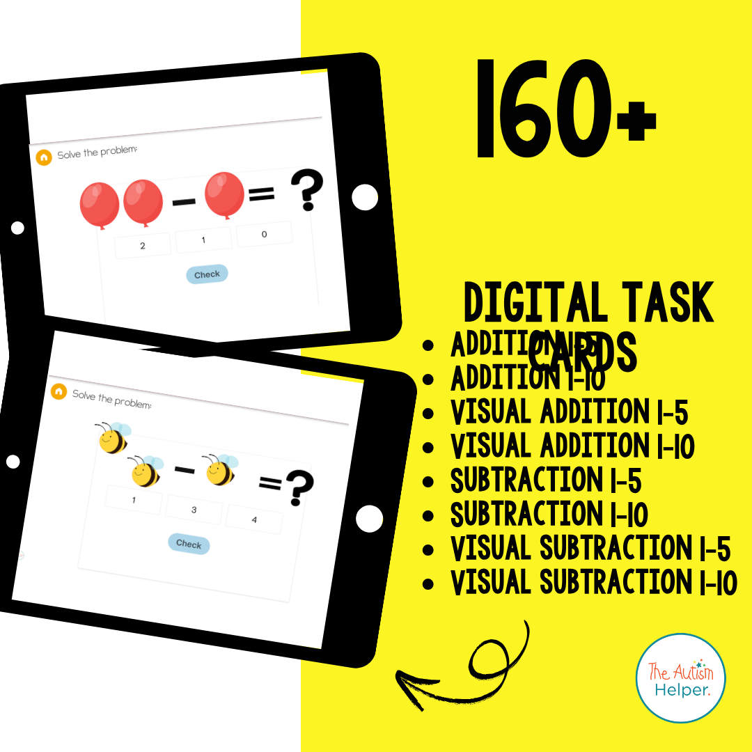 Addition and Subtraction Digital Task Cards