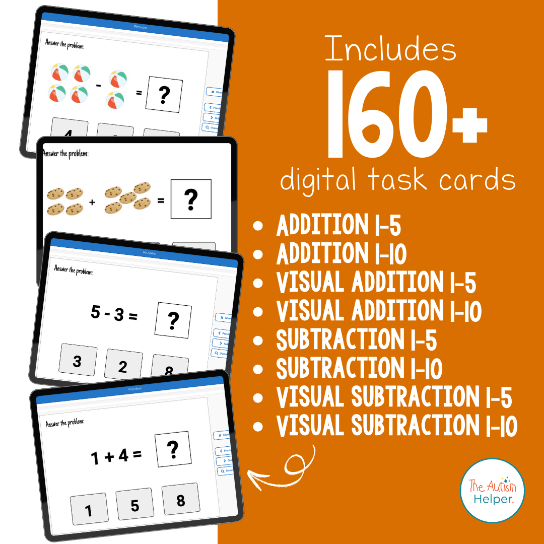 Addition and Subtraction Interactive Boom Cards