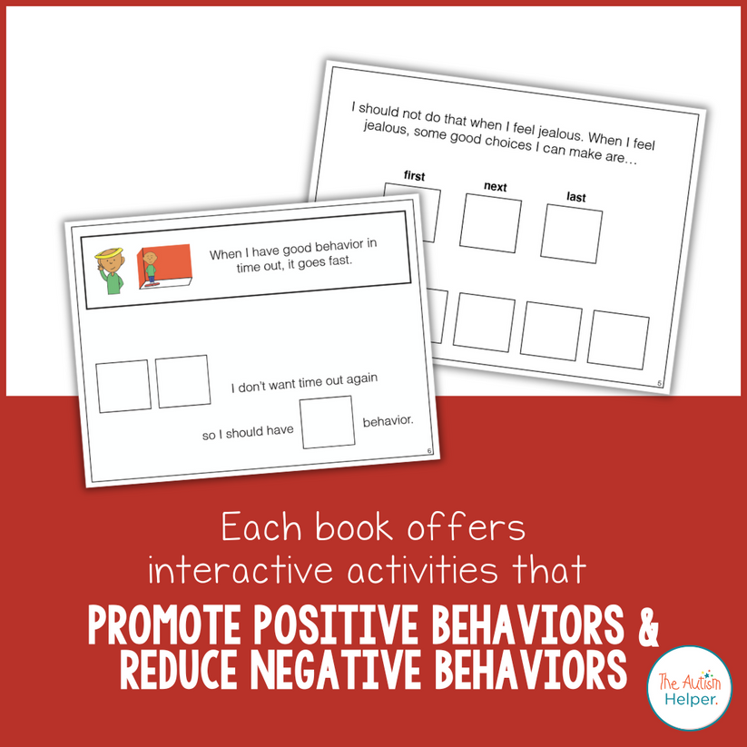 Behavior Social Story Adapted Book Series – The Autism Helper