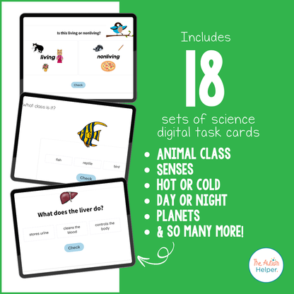 Science Digital Task Cards