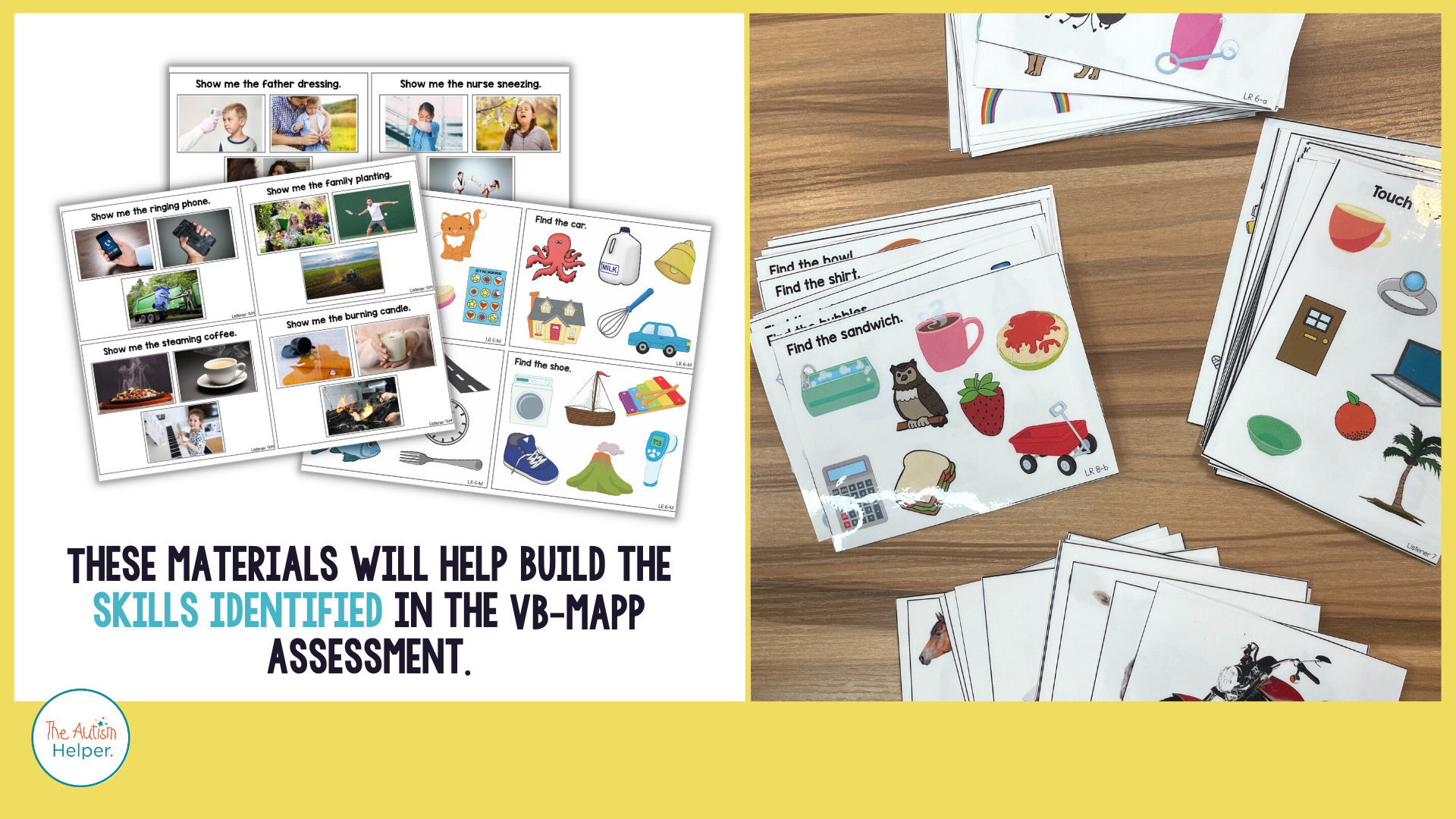 VB-MAPP Task Cards: Listener Responding Level 2 – The Autism Helper