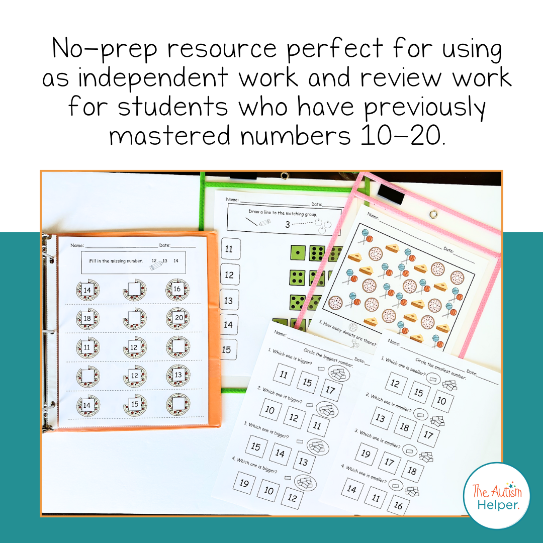 Foundational Visual Math Activities {Numbers 10-20}