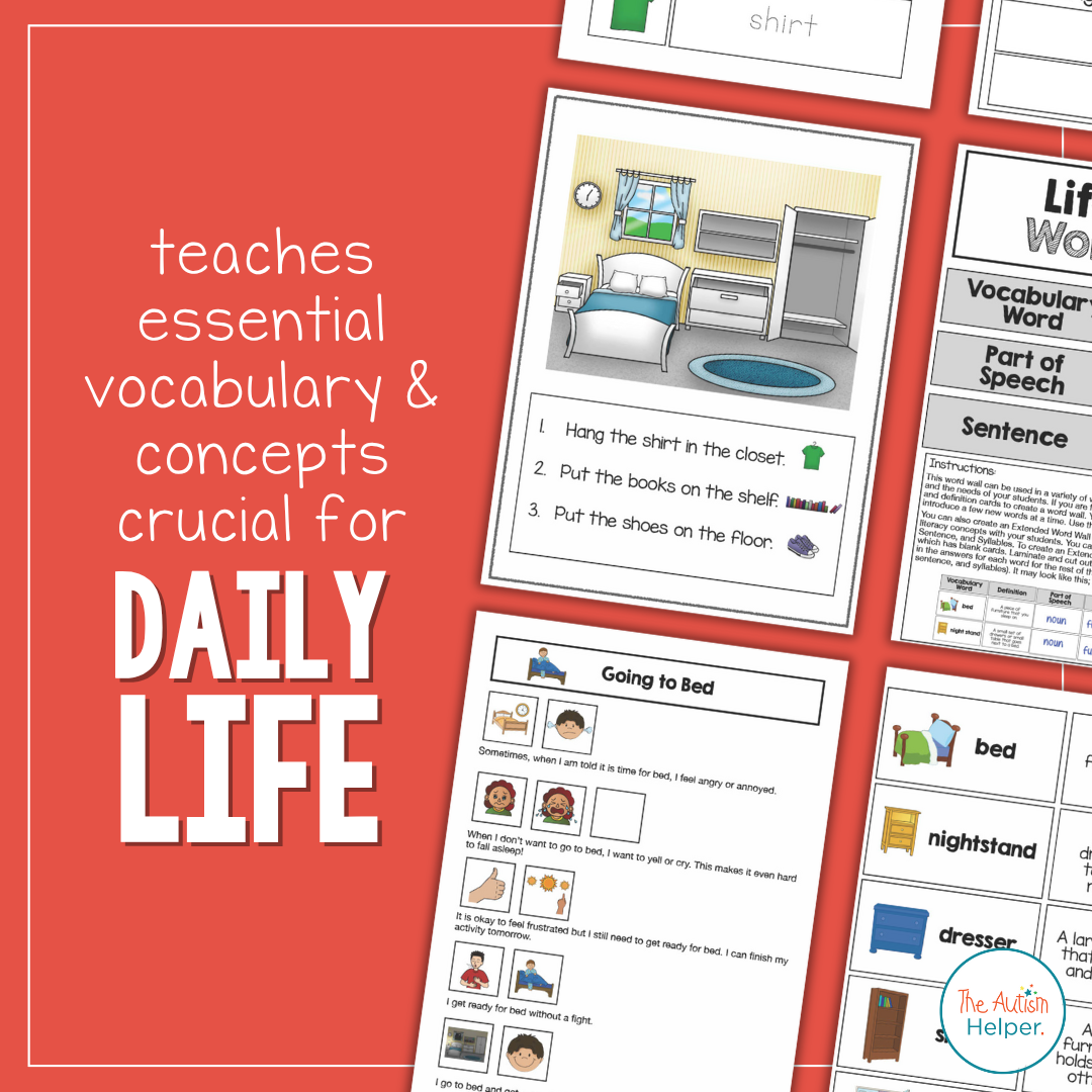 Bedroom Life Skills Unit