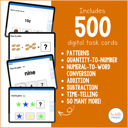 Basic Math Interactive Boom Card BUNDLE