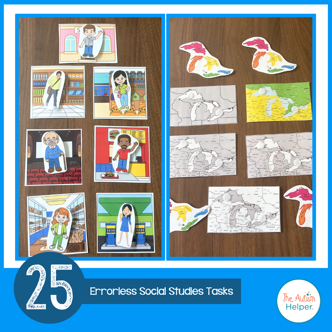 Errorless Social Studies Tasks Mega Pack