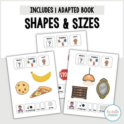 What's Bugging You? Shapes & Sizes Adapted Book