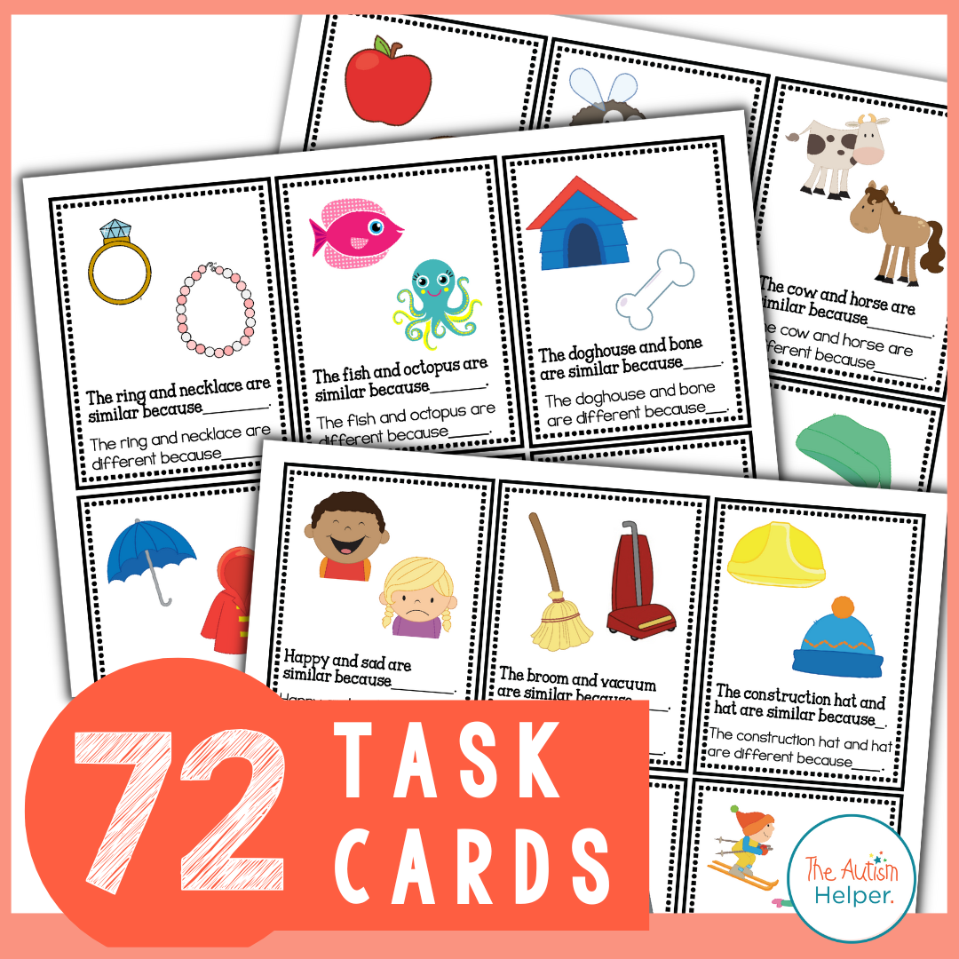 Similarities and Differences Task Cards