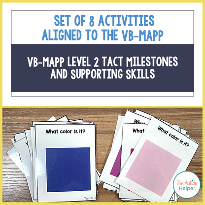 VB-MAPP Task Cards: Tact Level 2