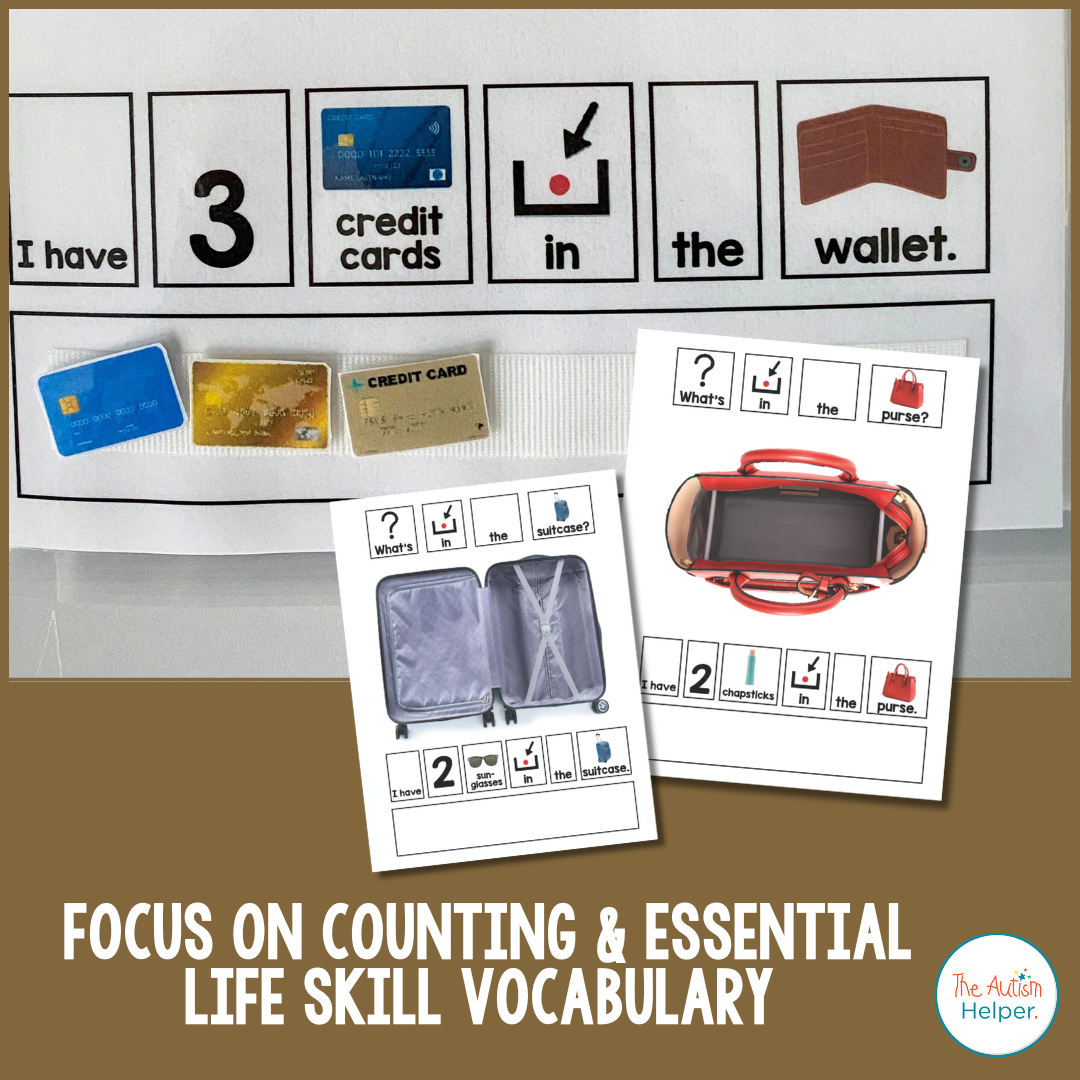 Life Skills and Counting Adapted Book Series {Set 1}