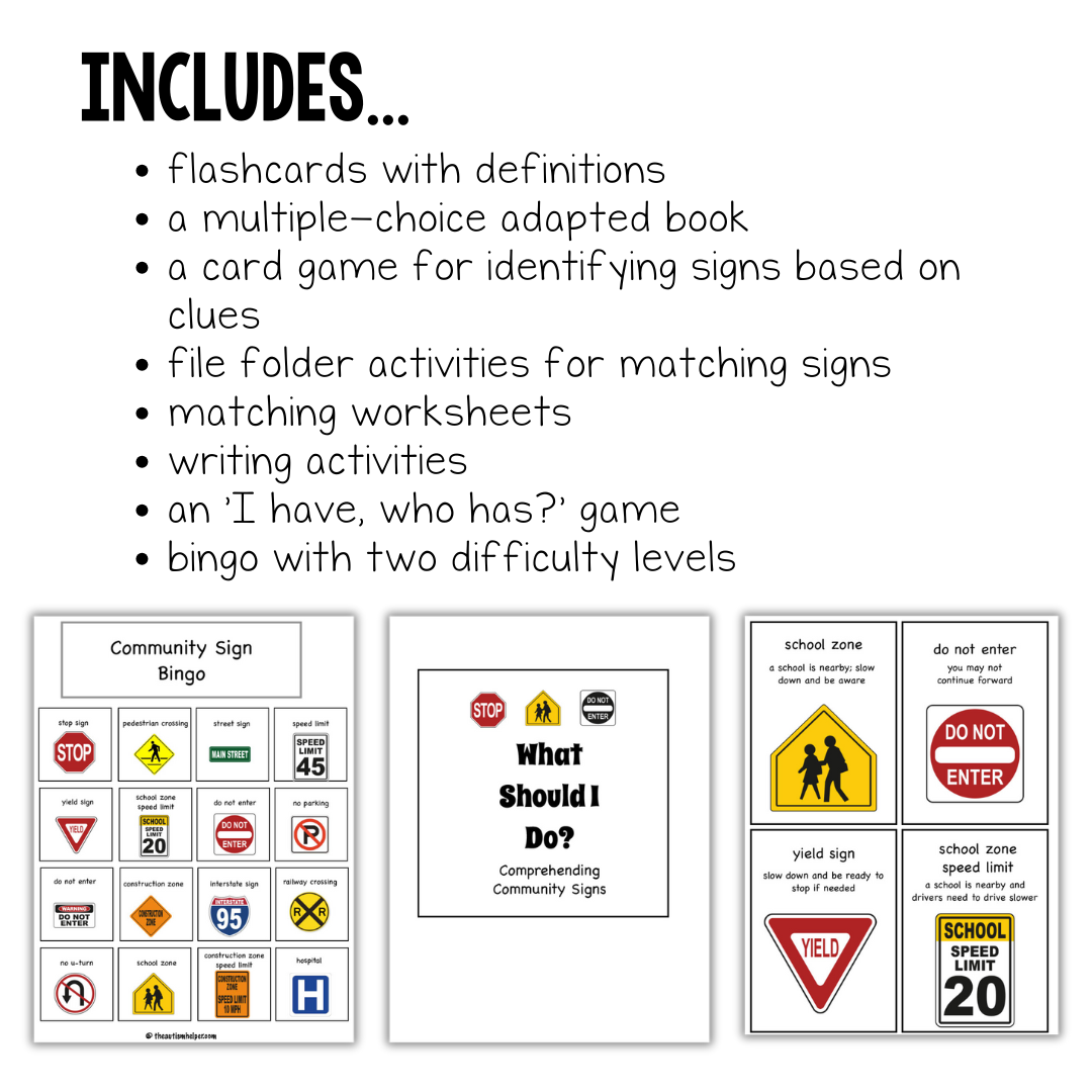 Community Signs Mega Pack for Special Education