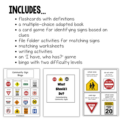 Community Signs Mega Pack for Special Education