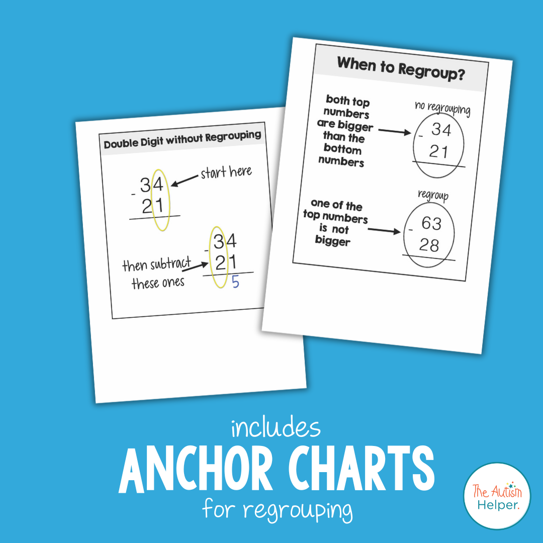 Subtraction Practice Pack