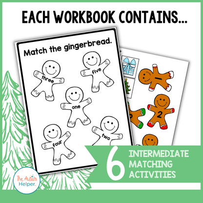 Intermediate Matching Weekly Workbooks - Christmas